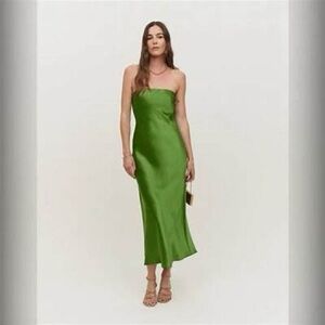 Reformation Joanne Silk Dress NWOT